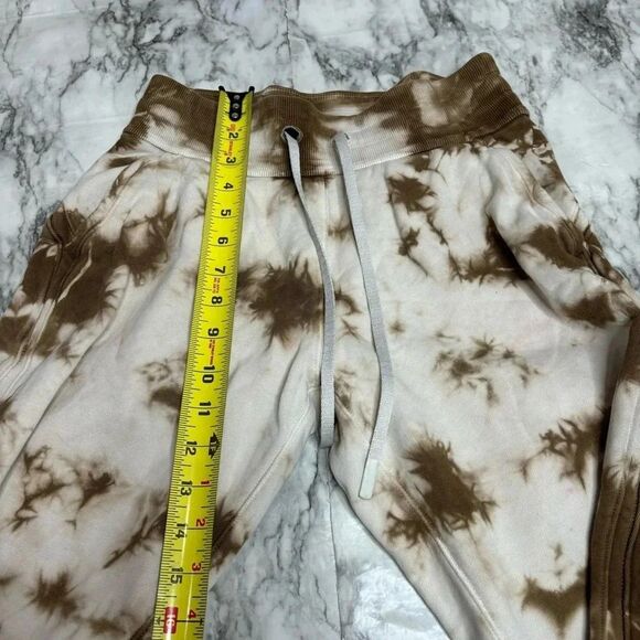 Lululemon Warm Down Joggers Sweatpants Earth Dye size 4 tan brown - Picture 4 of 9